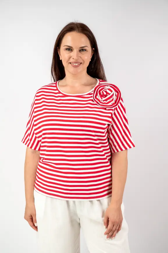 Футболка полоска ЭттоПлюс 33415 фото 5