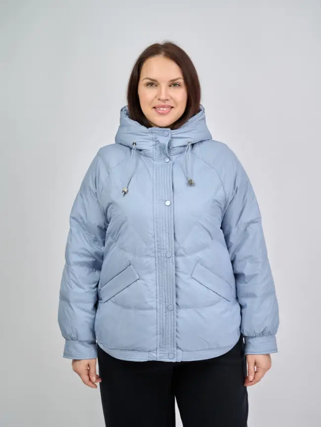 Пуховая куртка ЭттоПлюс 2553 Размер 48-52 фото 115