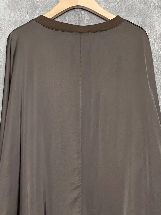 Блуза атлас Италия 84085 Размер 50-56 фото 31