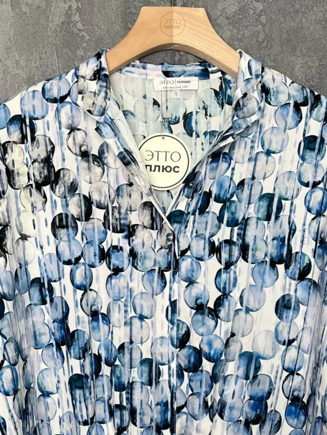 Блуза ЭттоПлюс 34183 Размер 50-58 фото 8