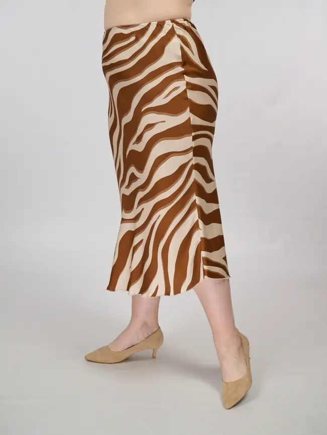 Юбка атлас (зебра) в цветах 52-54. фото 6