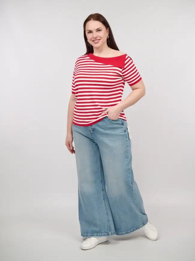 Джемпер короткий рукав 23063 размер 50- 56 фото 6