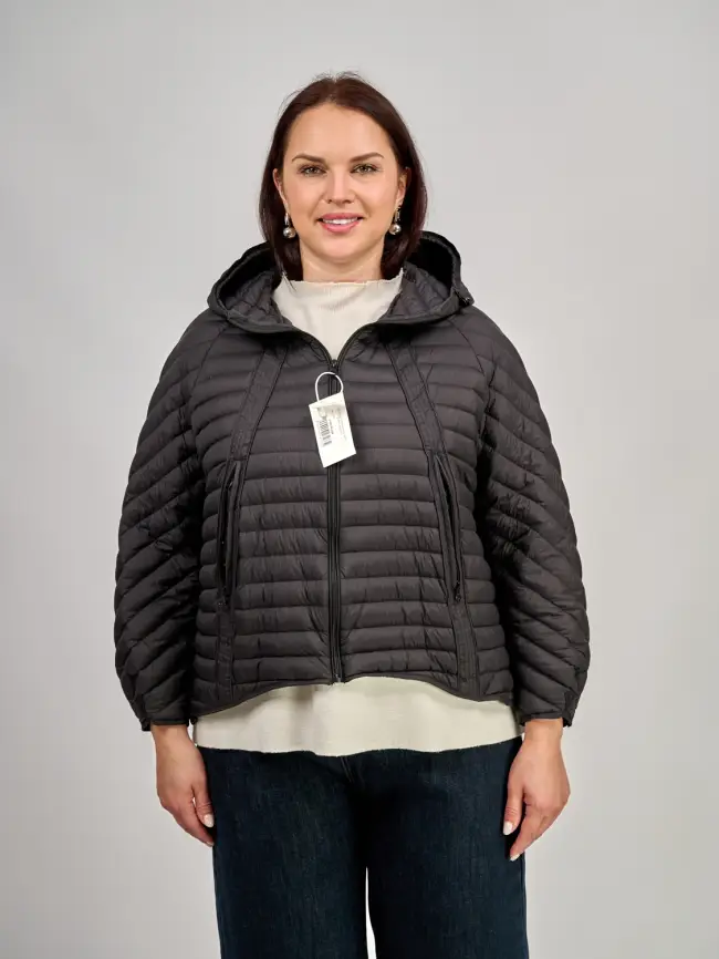 Куртка пуховая легкая 8184 Размер 48-58 фото 1