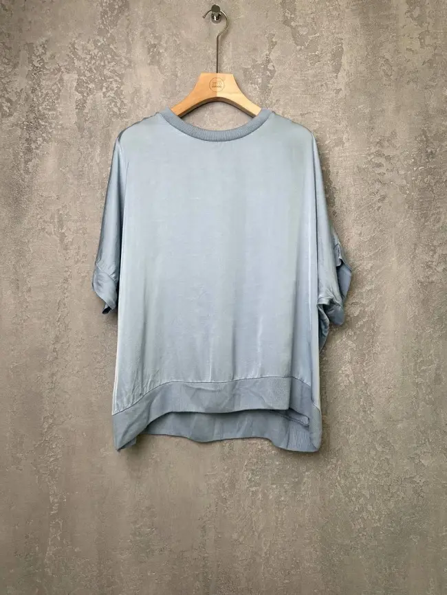 Блуза атлас 23006 фото 10