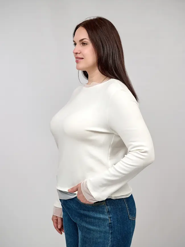 Лонгслив 25253 Размер 50-54 фото 9