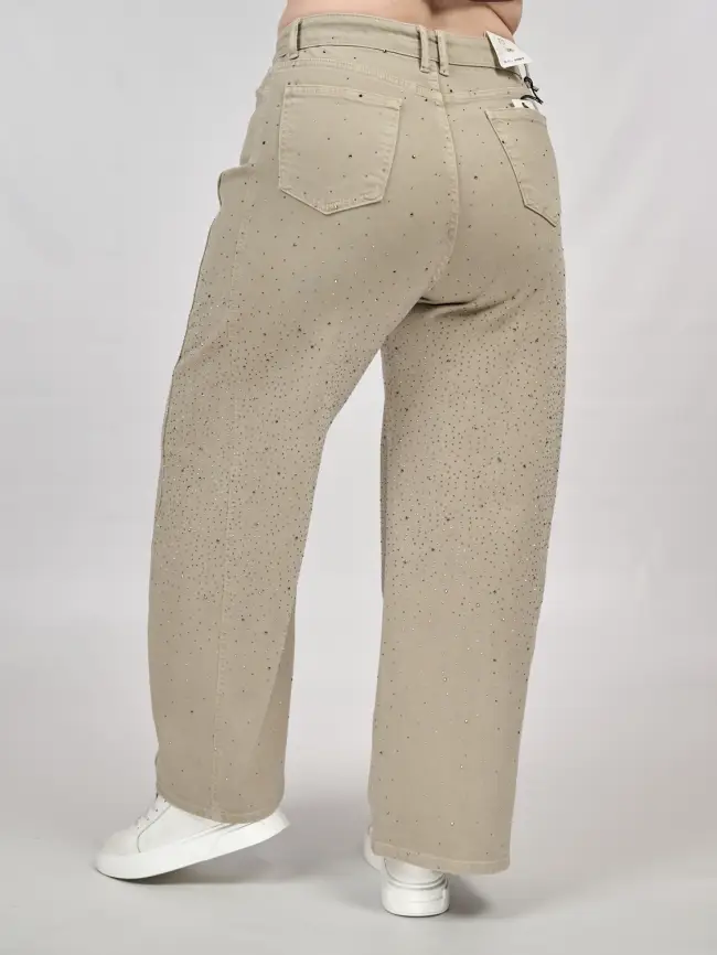 Джинсы в стразах 6788 Размеры 52-58 фото 33