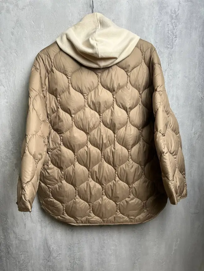 Куртка лёгкая с вязаным капюшоном 2207 Размер 48-54 фото 41