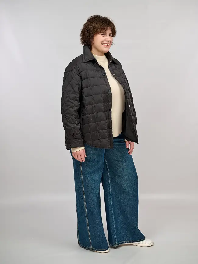 Джинсы палаццо 38785 Размеры 50-54 фото 10