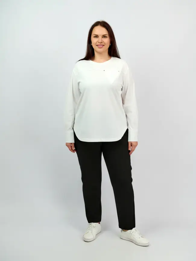 Лонгслив 8132 Размер 48-54 фото 25