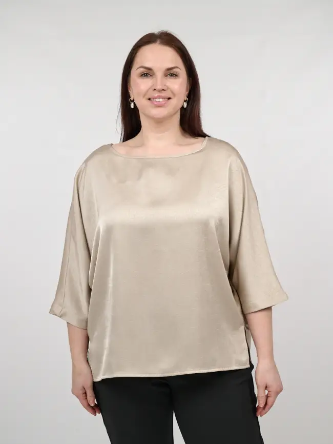 Блуза ЭттоПлюс 1005 Размер 50-58 фото 29