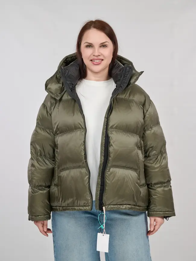 Пуховик зимний короткий 9903 Размер 50-58 фото 115