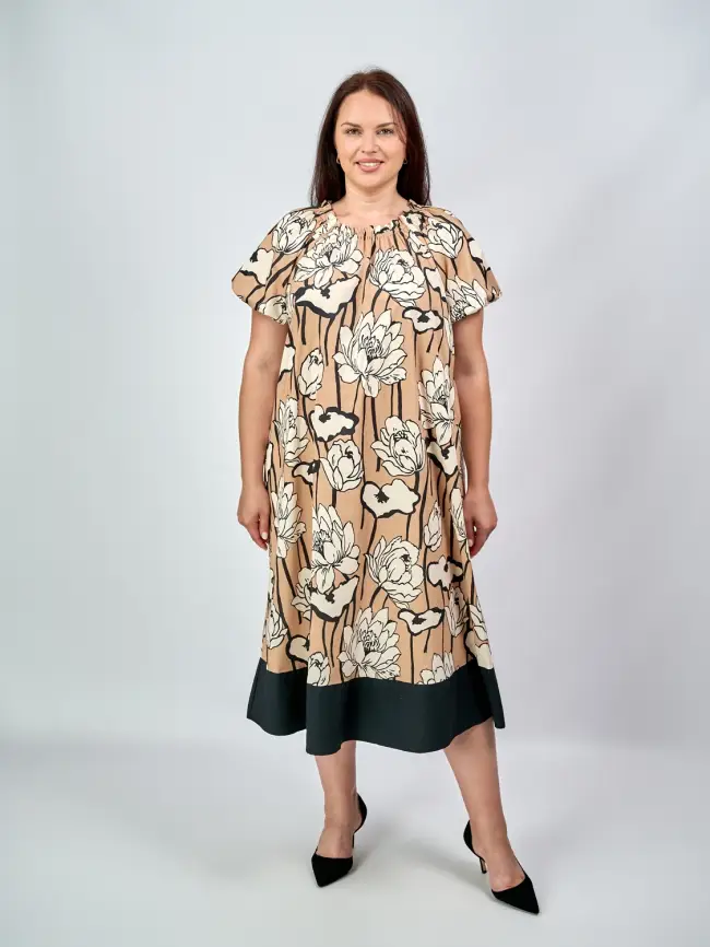 Платье летнее 26167 размер 50- 58 фото 1