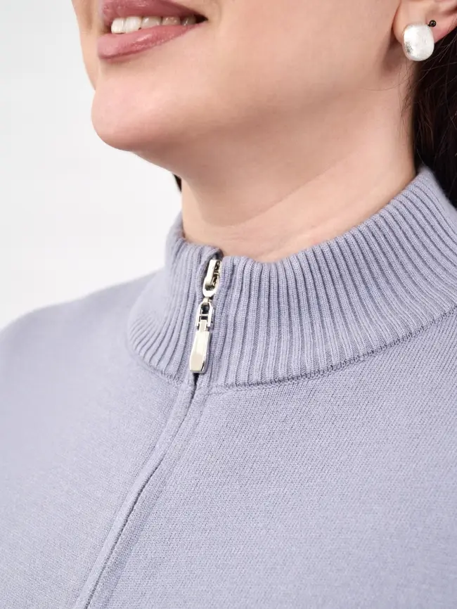 Кофта на молнии 25411 ЭттоПлюс Размер 50-58 фото 69