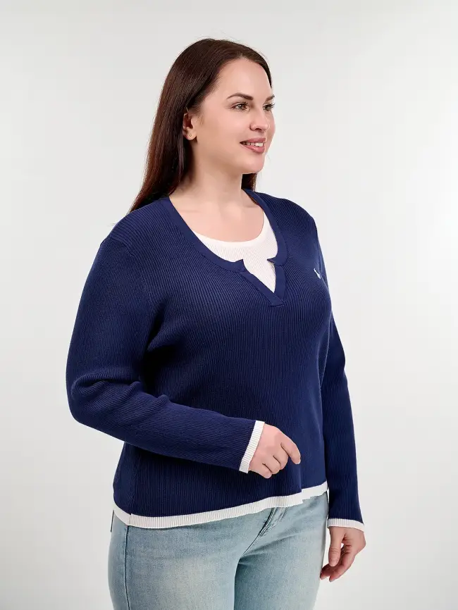 Джемпер 8251 Размер 48-58 фото 22