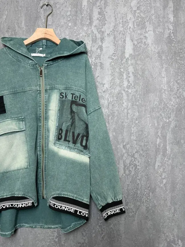 Куртка джинсовая 018 Размеры 48-58 фото 4