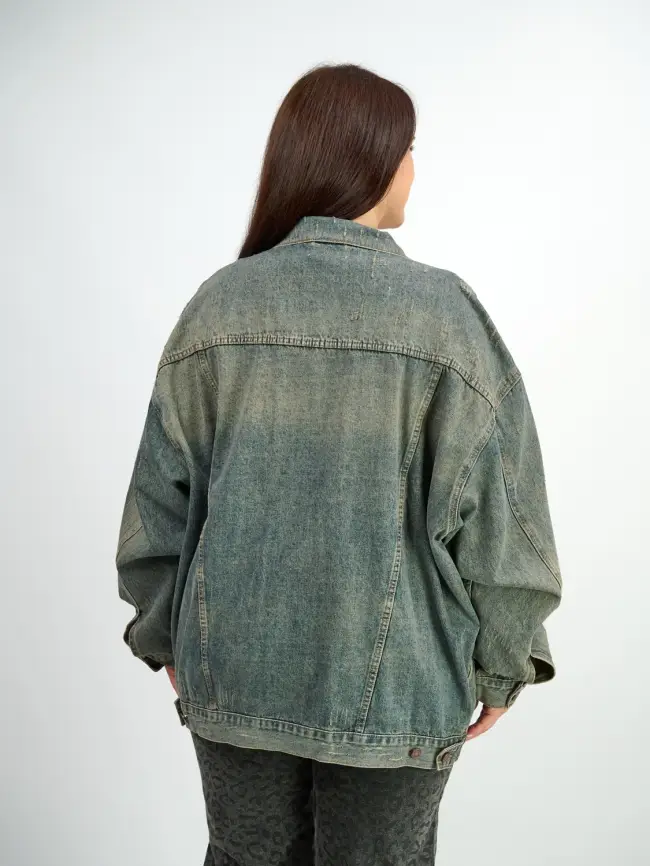 Куртка джинсовая 25163 Размер 54-60 фото 10