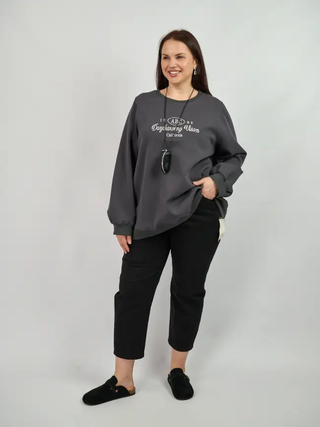 Брюки 7/8 1008 Размеры 50-58 фото 9