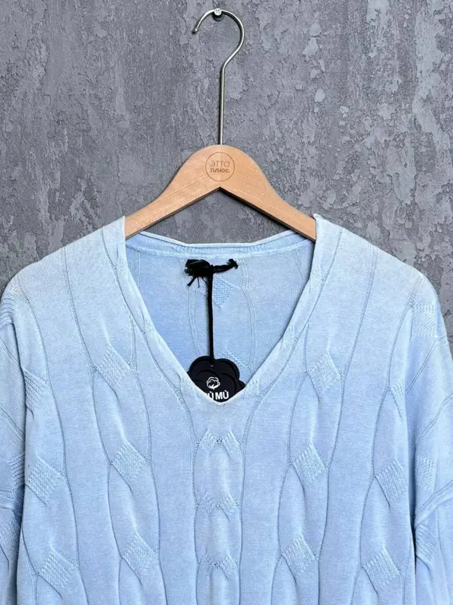 Джемпер Италия косы 3388 Размер 50-58 фото 121