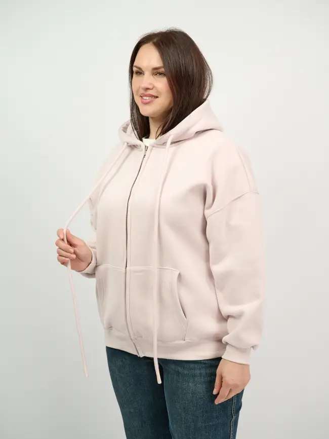 Худи зип утепленное оверсайз размер 50-58 506 фото 38