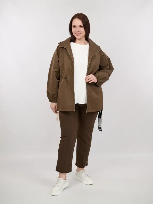 Ветровка со стразами 1633 Размер 50-58 фото 21