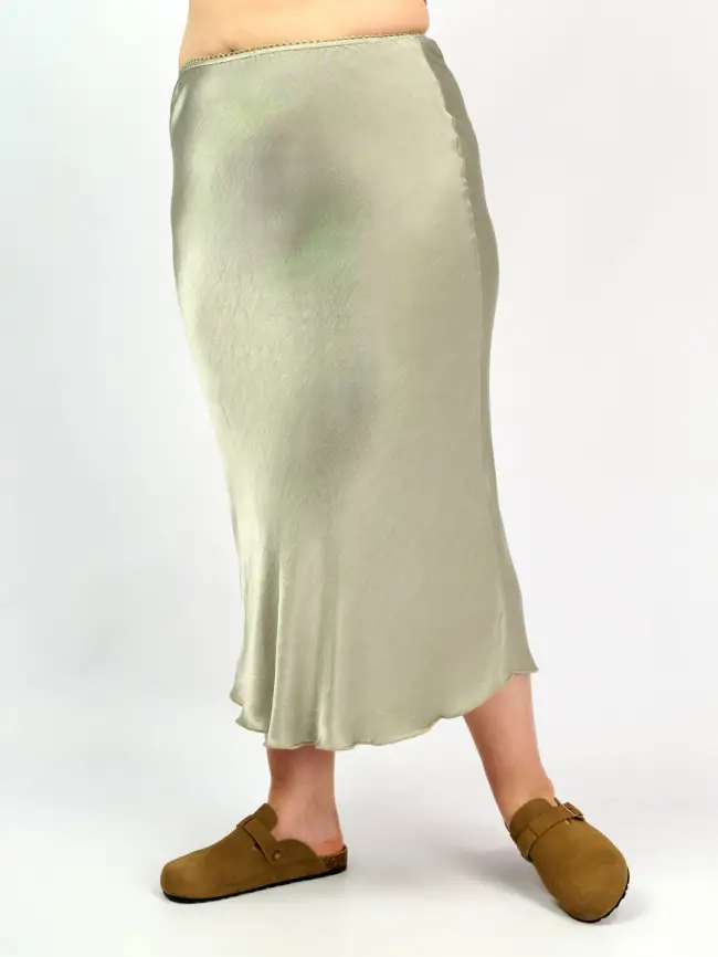 Юбка атлас 9298-1 Размер 48-56 фото 52