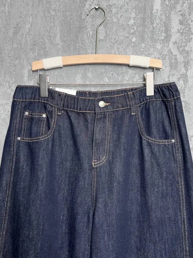 Джинсы палаццо 38785 Размеры 50-54 фото 7