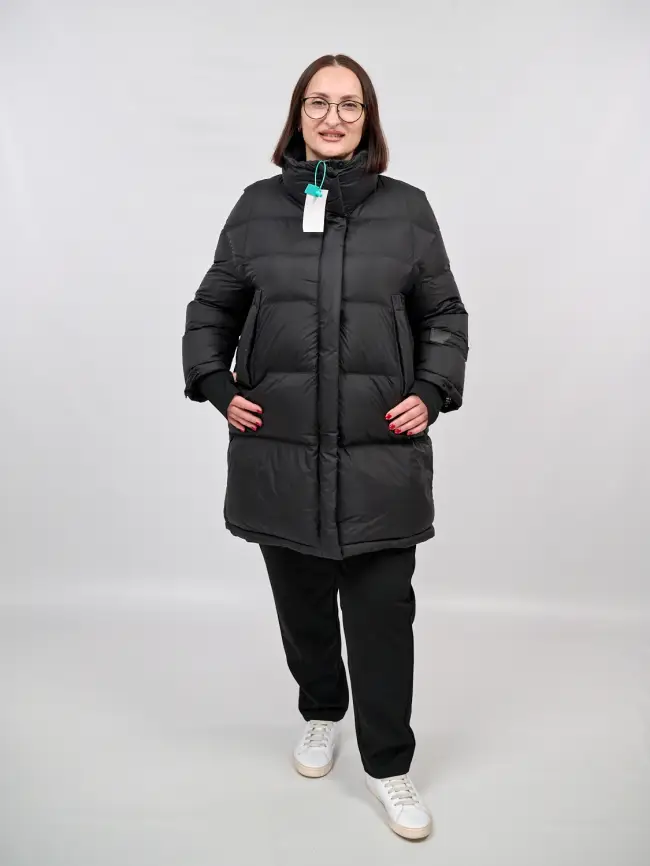 Полупальто пуховое 873 Размер 48-54 фото 13