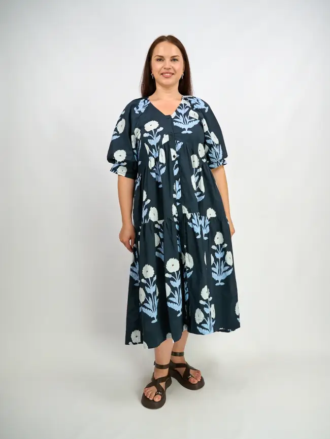 Платье летнее 26126 размер 50- 56 фото 2