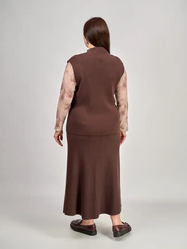 Джемпер без рукавов ЭттоПлюс 876 Размер 54-58 фото 58