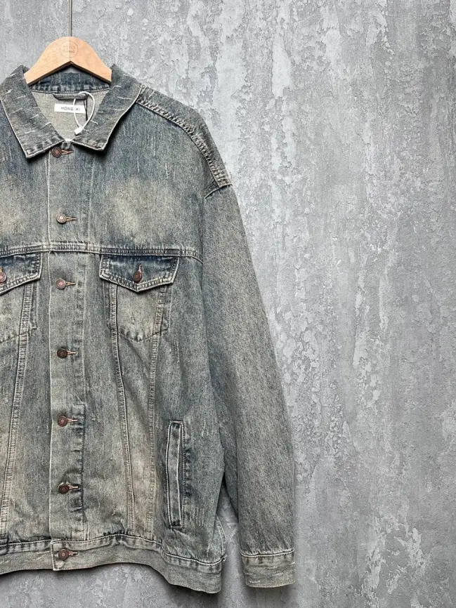 Куртка джинсовая 25163 Размер 54-60 фото 14