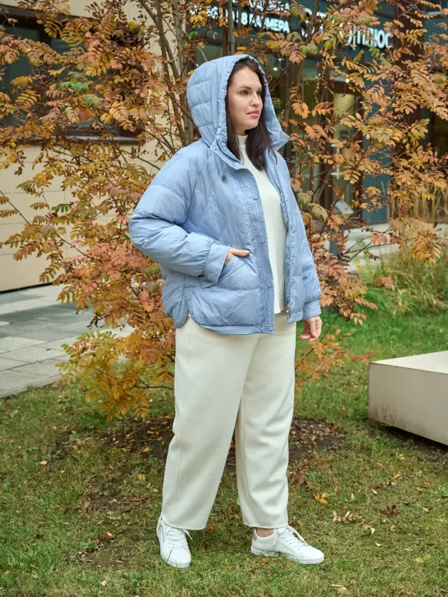 Пуховая куртка ЭттоПлюс 2553 Размер 48-52 фото 114