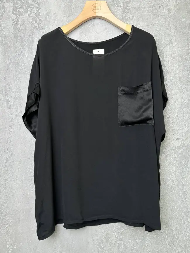 Блуза с карманом 23057 фото 2