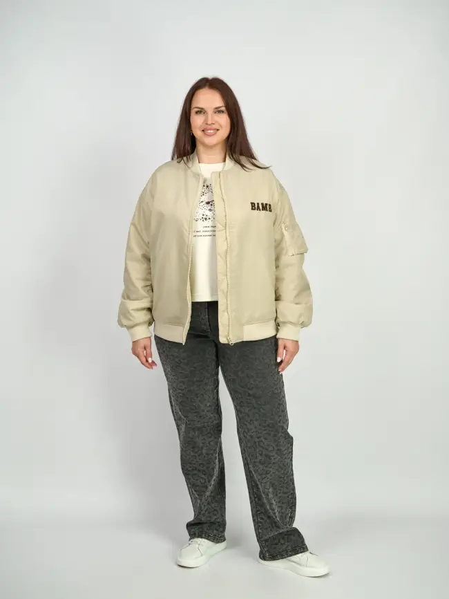 Бомбер утепленный 2958 Размер 50-58 фото 15