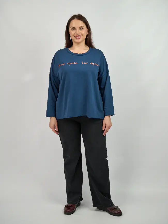 Лонгслив Италия 6422 Размер 50-58 фото 14