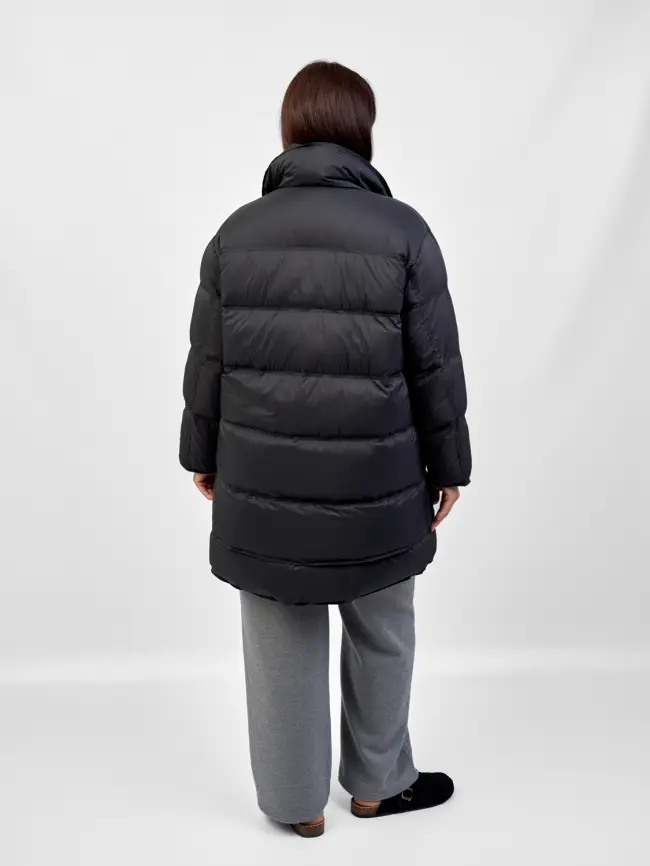 Полупальто пуховое 202416 Размер 50-56 фото 21