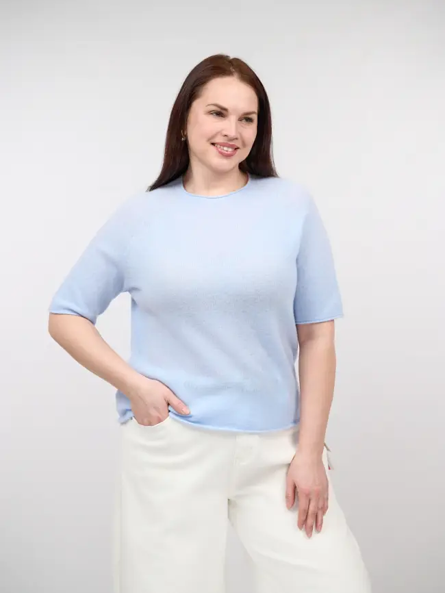 Джемпер шерсть,кашемир 25675 Размер 46-54 фото 38