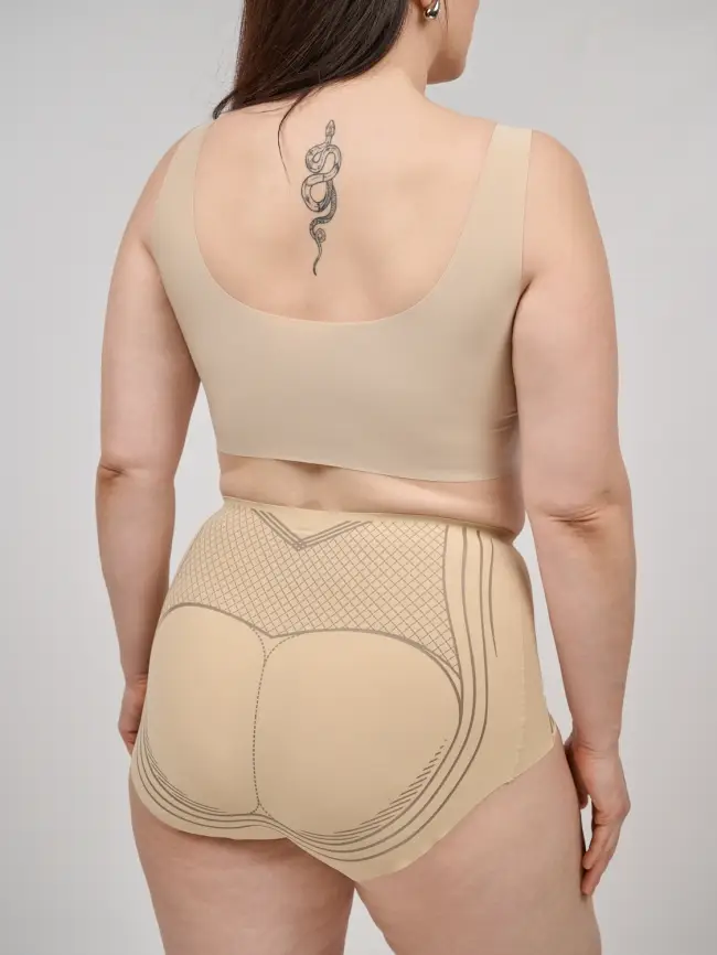 Топ бесшовный с чашками 1636 Размеры фото 9