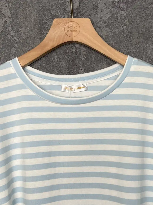 Футболка в полоску ЭттоПлюс 010-1 фото 9
