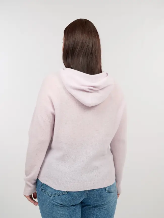 Шерстяной джемпер с капюшоном 25676 Размер 46-54 фото 42