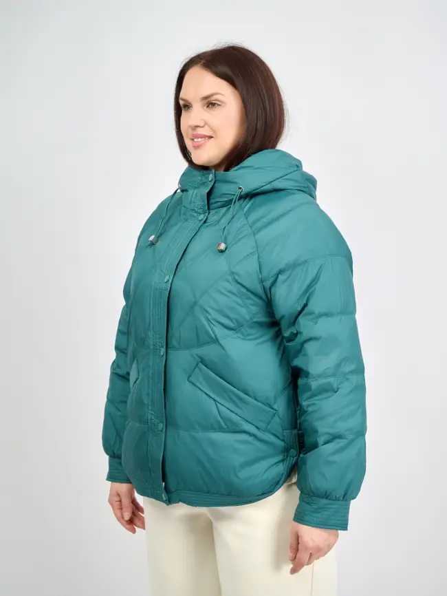 Пуховая куртка ЭттоПлюс 2553 Размер 48-52 фото 172