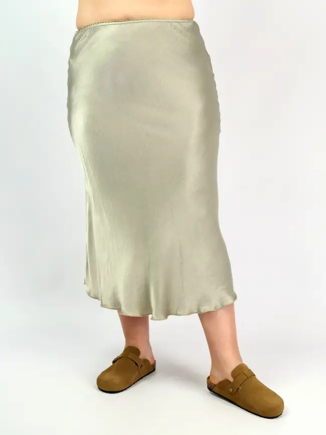 Юбка атлас 9298-1 Размер 48-56 фото 50