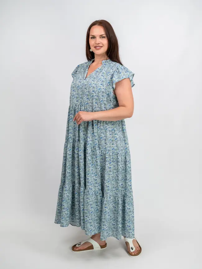 Платье ЭттоПлюс 34186 размер 54- 58 фото 1