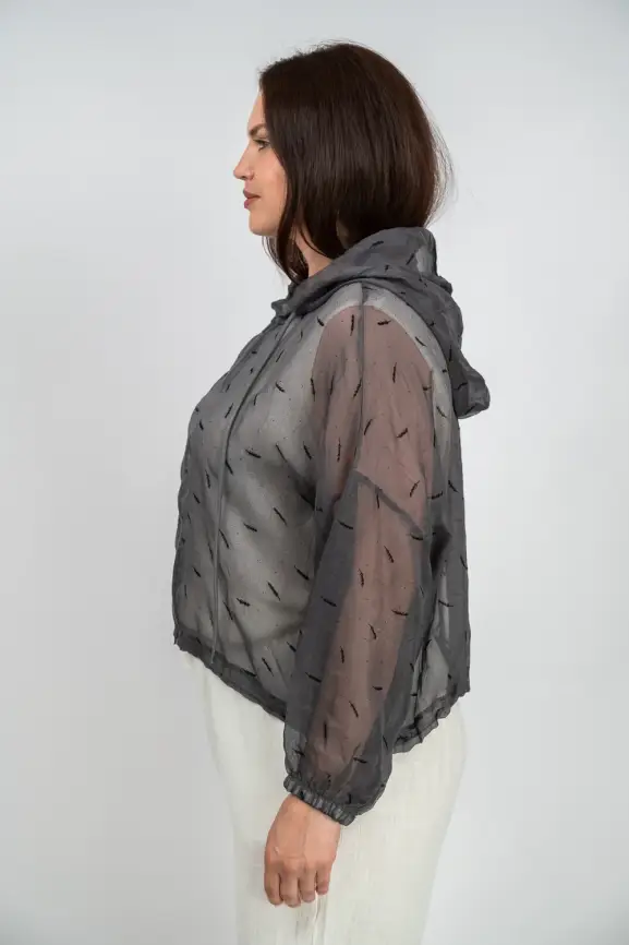 Ветровка-пыльник с принтом 6717 фото 5