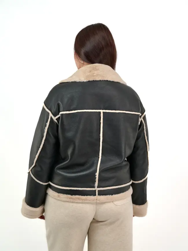 Дубленка авиатор 12105 Размер 46-52 фото 6