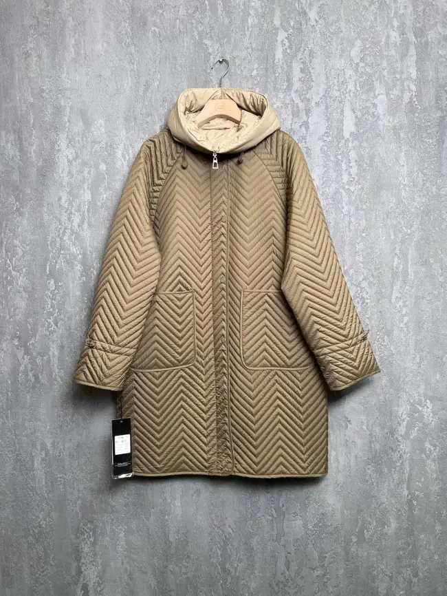 Пальто стеганое 76809 Размеры 52-58 фото 13