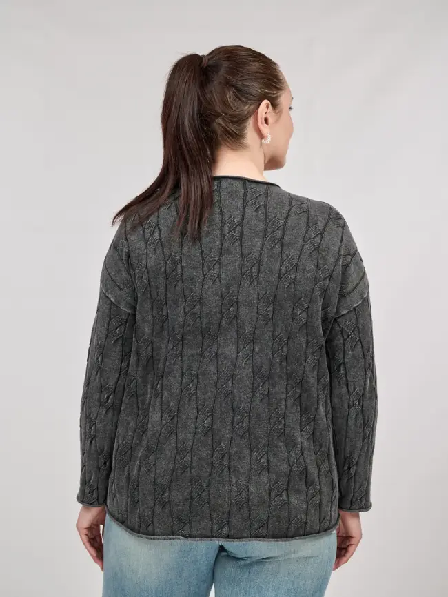 Джемпер Италия косы 3388 Размер 50-58 фото 34