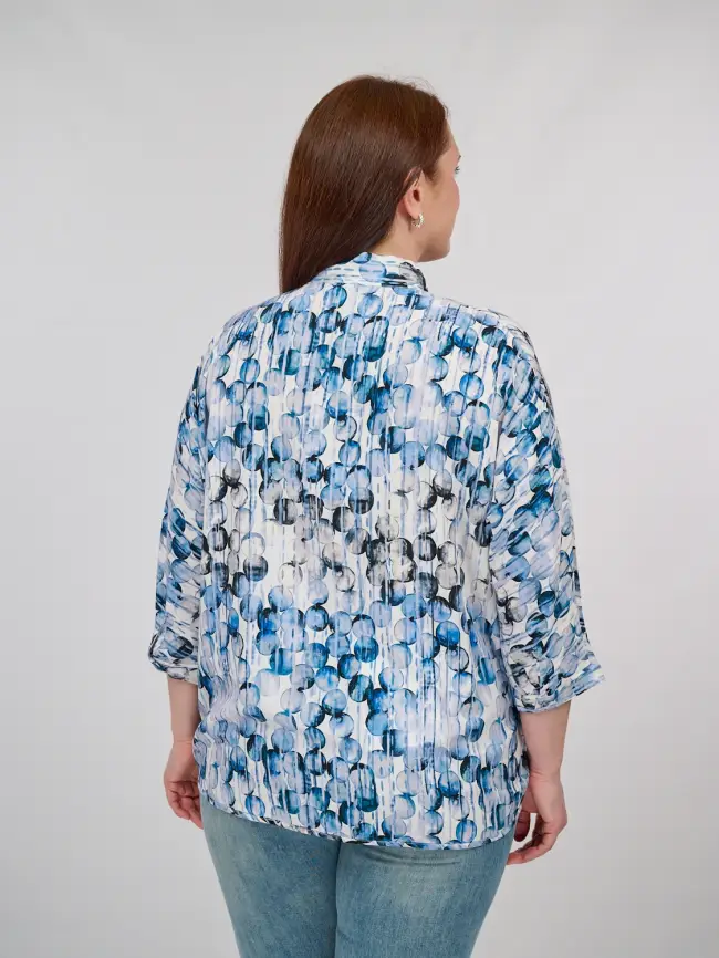 Блуза ЭттоПлюс 34183 Размер 50-58 фото 3
