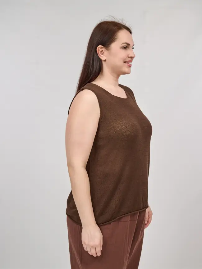 Топ трикотажный облегченный ЭттоПлюс 25108 Размер 50-60 фото 38