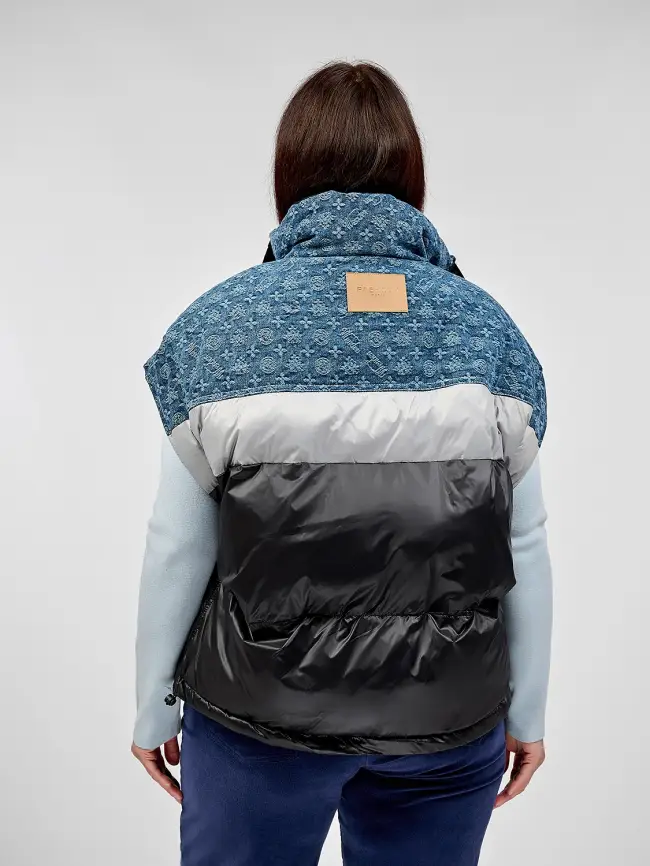 Жилет на двух молниях 1219 Размер 48-58 фото 30