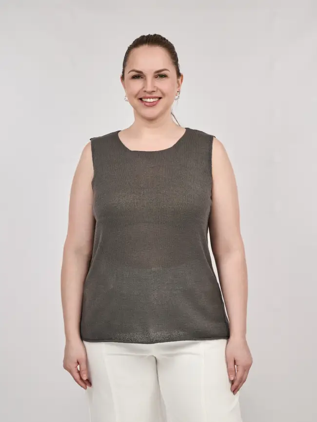 Топ трикотажный облегченный ЭттоПлюс 25108 Размер 50-60 фото 57